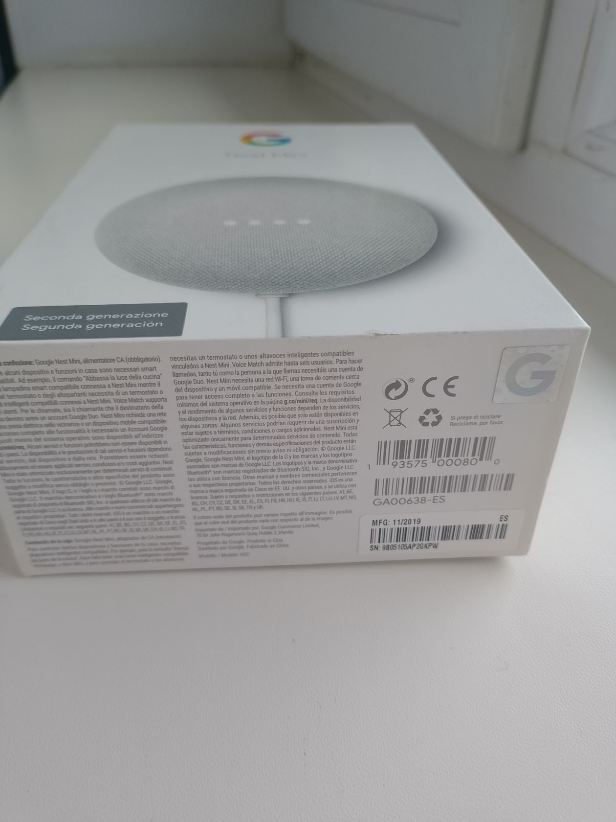 розумну колонку Google Nest Mini  (2nd Gen) від 1грн - фото фото фото 1