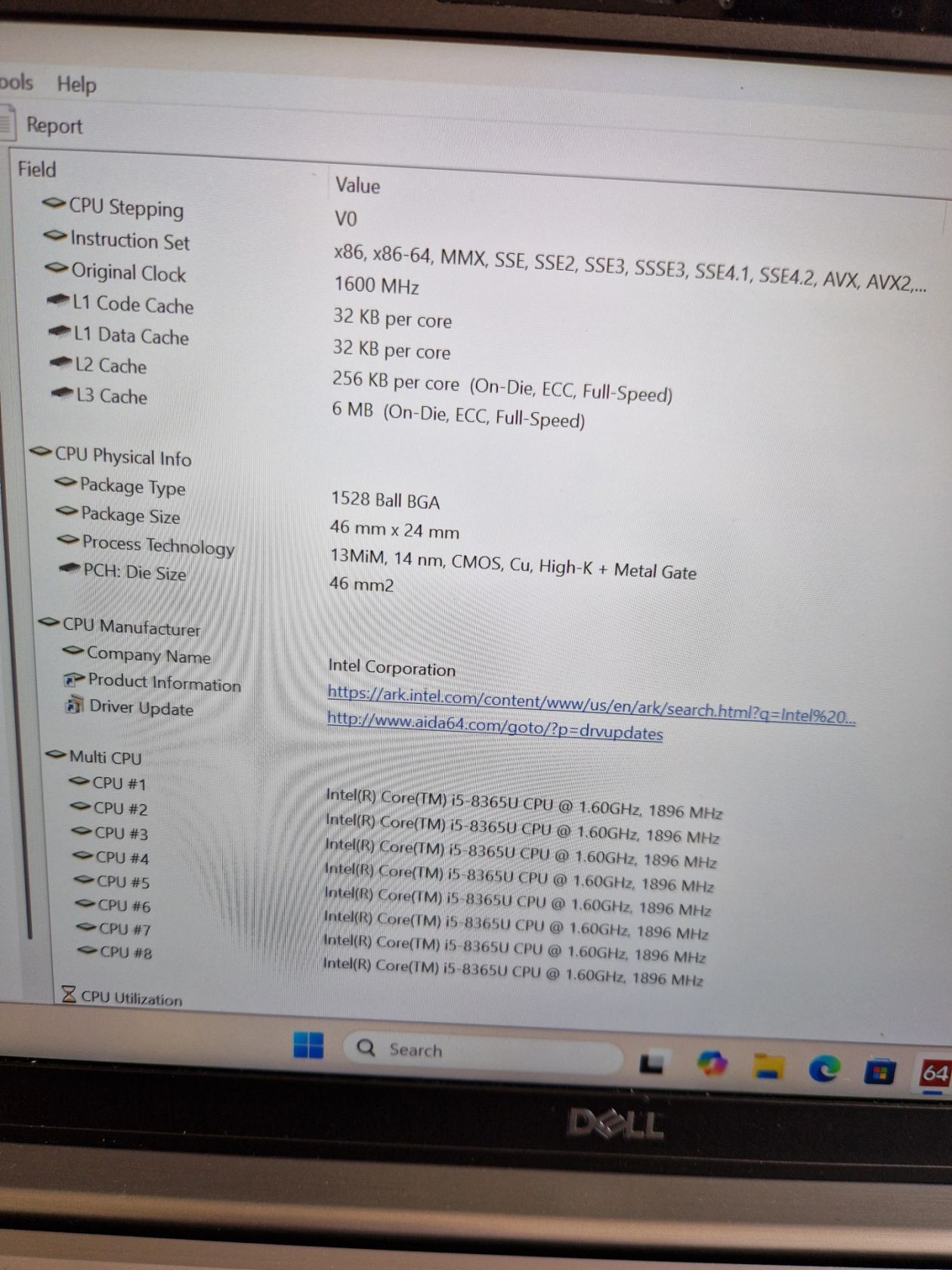 Ноутбук i5-8365U 1.6-4.1Ghz/8gb ddr4/ssd 512gb Сенсорний Dell latitude 7400 - фото фото фото 4