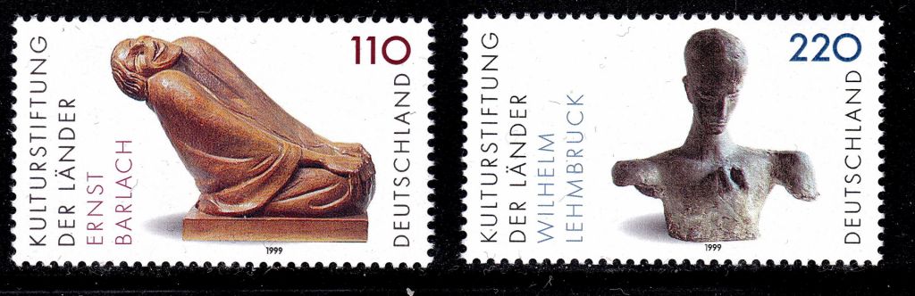 Германия  ФРГ 1999 г  MNH - ИСКУССТВО - фото фото фото 0
