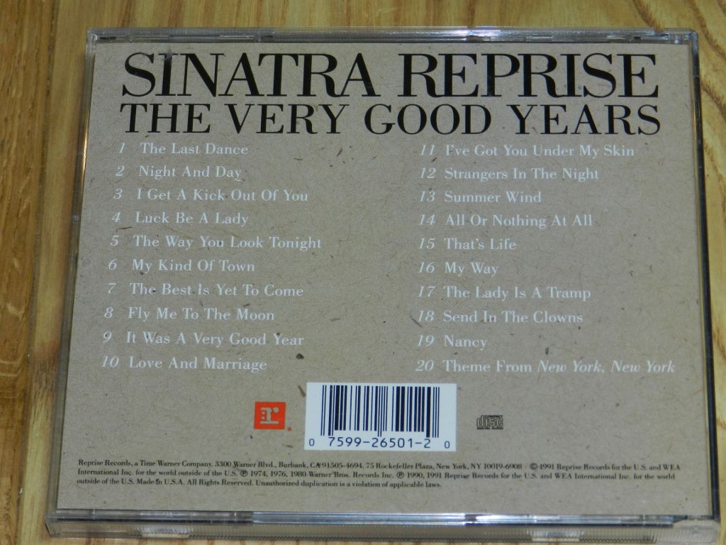 CD   Sinatra areprise - The Very Good Years - фото фото фото 4