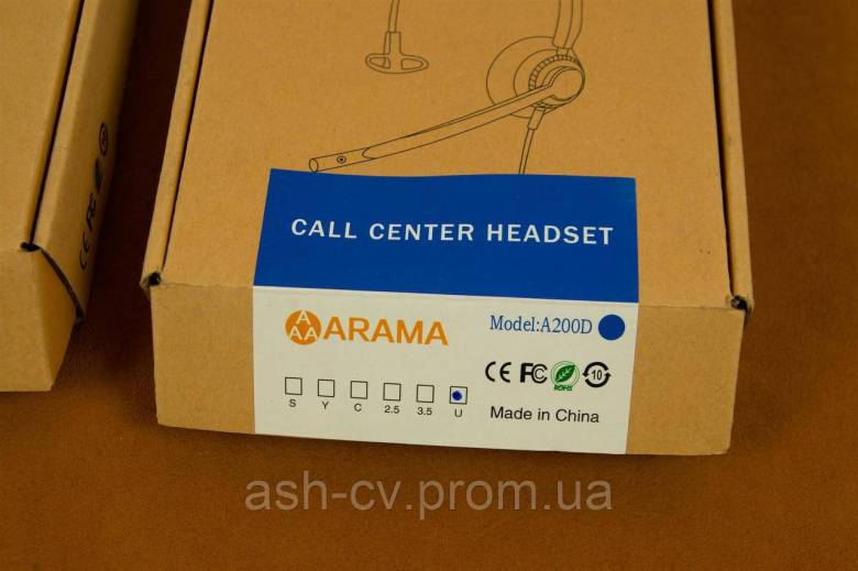 Гарнітура Headset Call Center Headset A200D - фото фото фото 4
