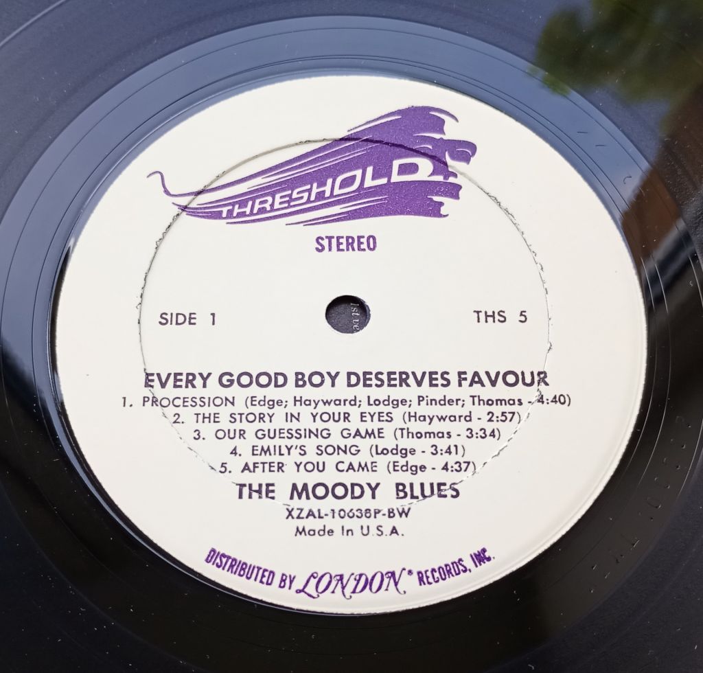 THE MOODY BLUES Every Good Boy Deserves Favour LP EX/VG- - фото фото фото 3