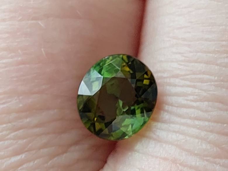 Натуральный турмалин 1.46 ct   7.4x6.6mm - фото фото фото 8