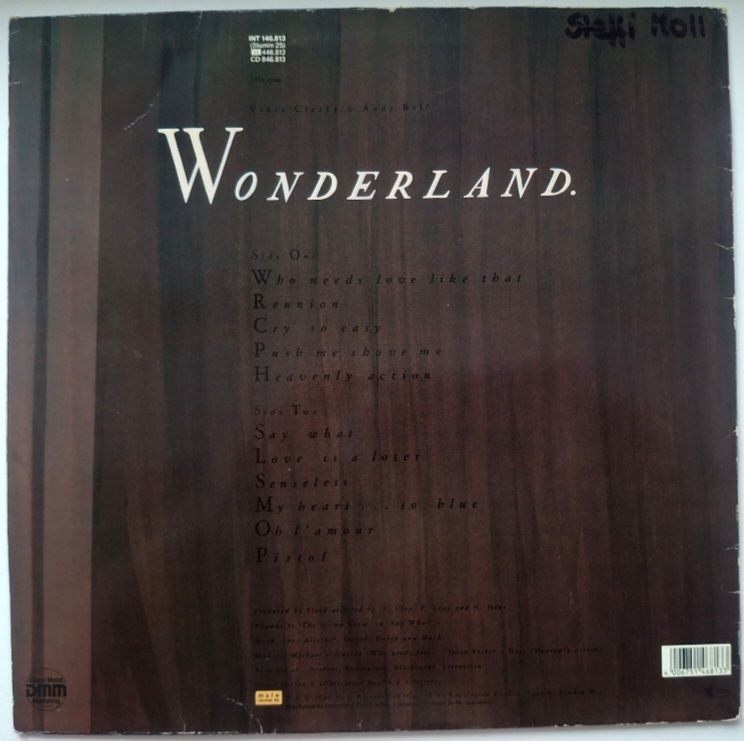 Erasure - Wonderland - 1986.  (LP). 12. Vinyl. Пластинка. Germany. - фото фото фото 1