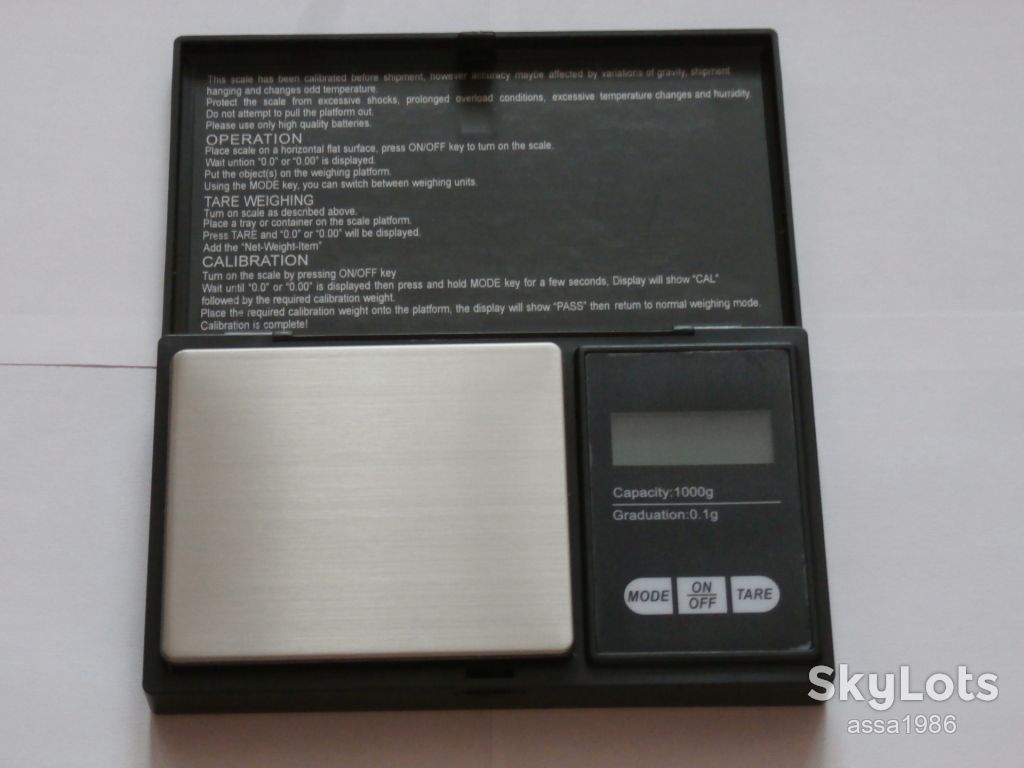 Ваги ювелірні Digital Scale Professional-Mini Портативні електронні ваги від 0.1 до 1000грам - фото фото фото 0