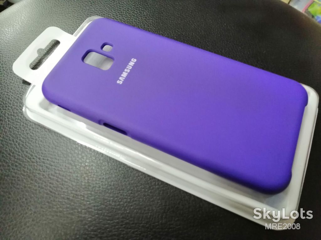 Чехол Silicone Cover для Samsung Galaxy J610 J6 Plus violet - фото фото фото 2