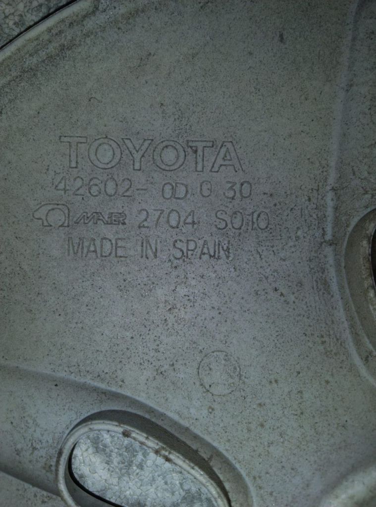 Оригінальний ковпак Toyota R14   (Іспанія, оригінал) – відмінний стан 1 шт. диск - фото фото фото 4