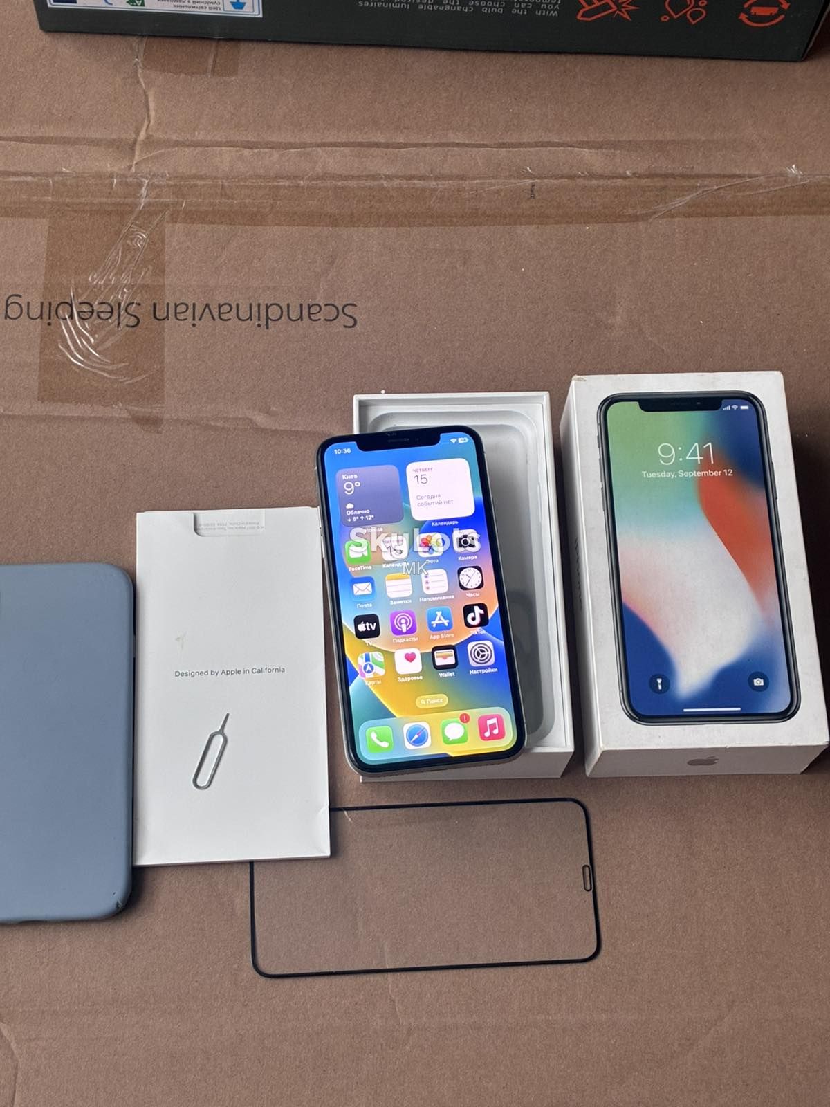Apple iPhone X 64Gb Neverlock   Аккумулятор 92% - фото фото фото 1