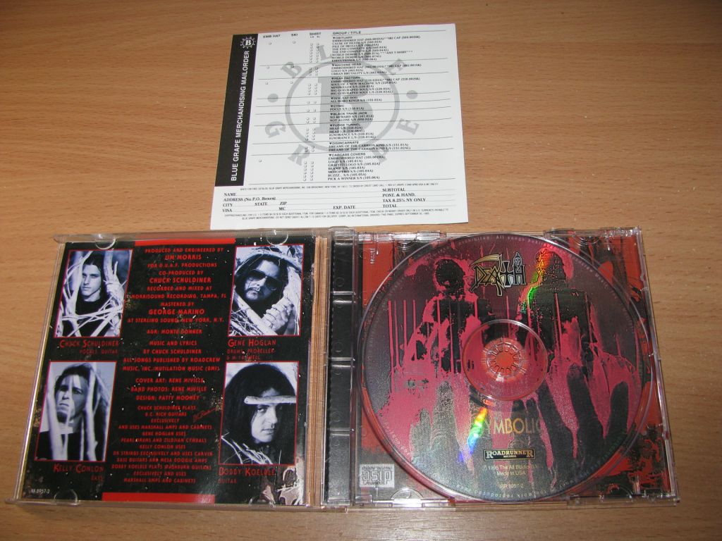 DEATH - Symbolic  (1995 Roadrunner 1st press,USA) - фото фото фото 1