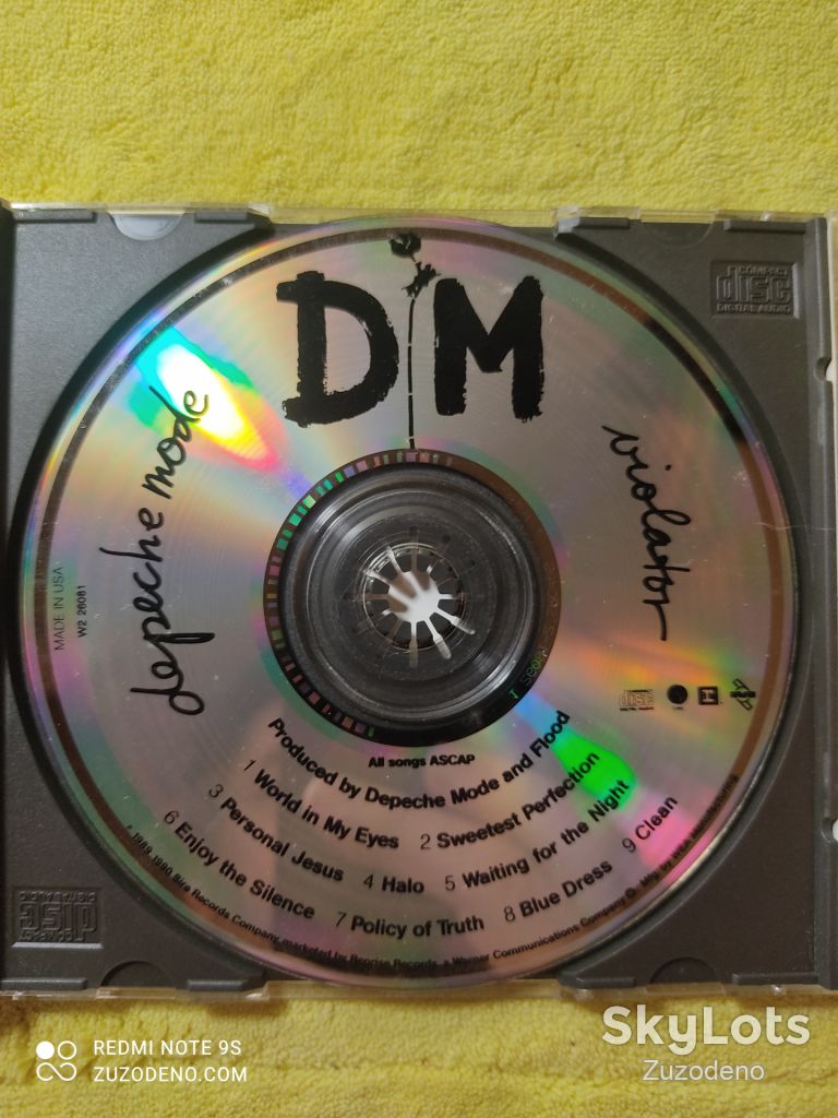 CD  (US) Depeche Mode – Violator 1990  (VG/VG) - фото фото фото 5