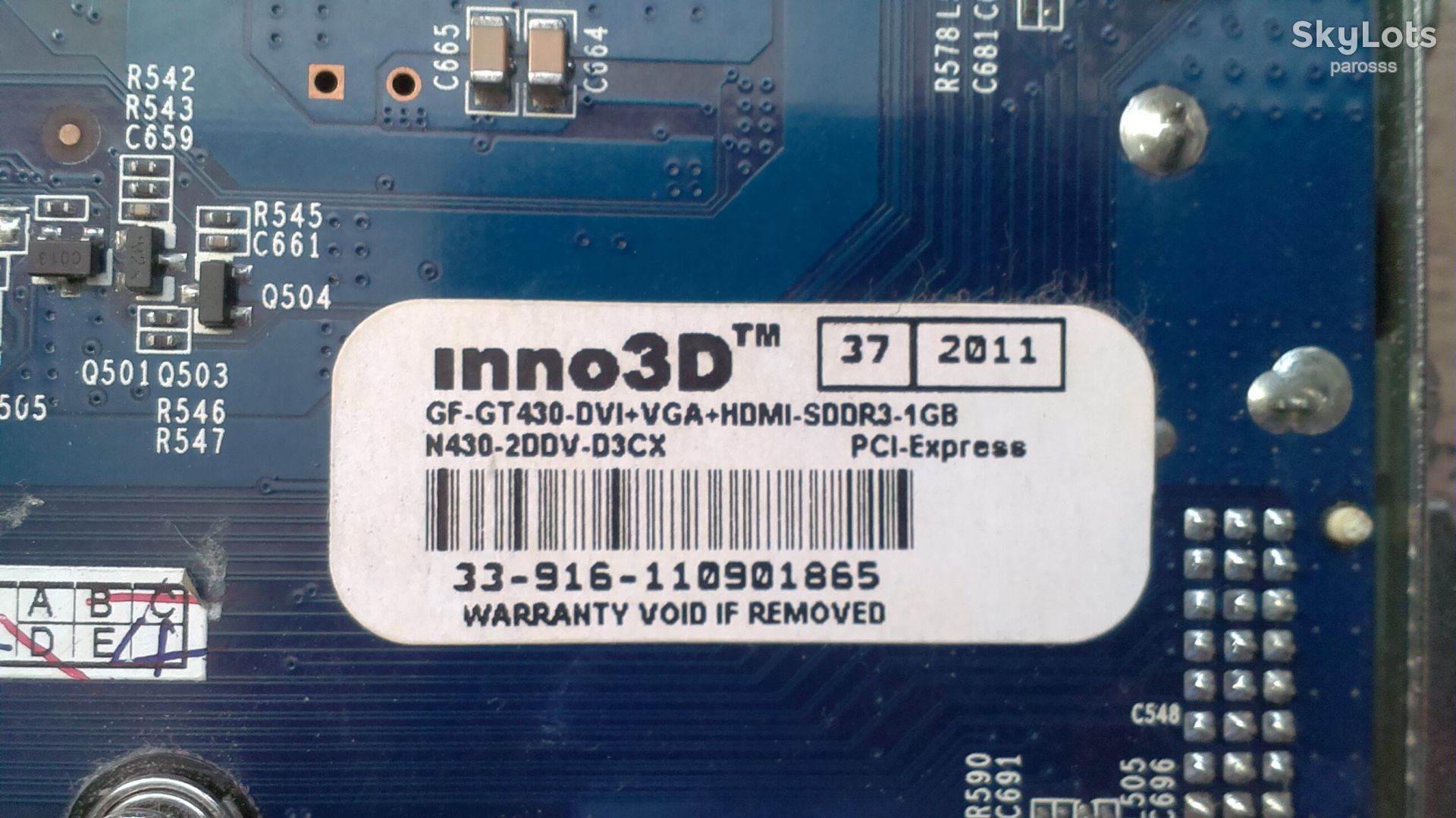 2423 - Video GeForce GT430 1Gb DDR3 128bit Inno3D - фото фото фото 3