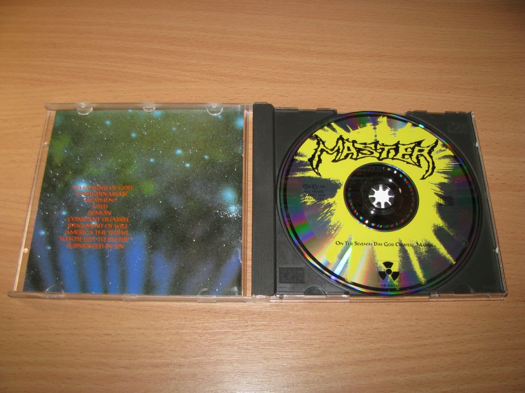 MASTER - On The Seventh Day God  (1992 Nuclear Blast 1st press) - фото фото фото 1