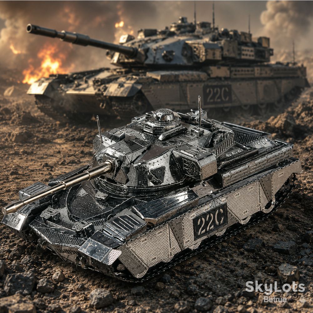 3D металевий конструктор модель танка Chieftain MK50   (20049) - фото фото фото 0