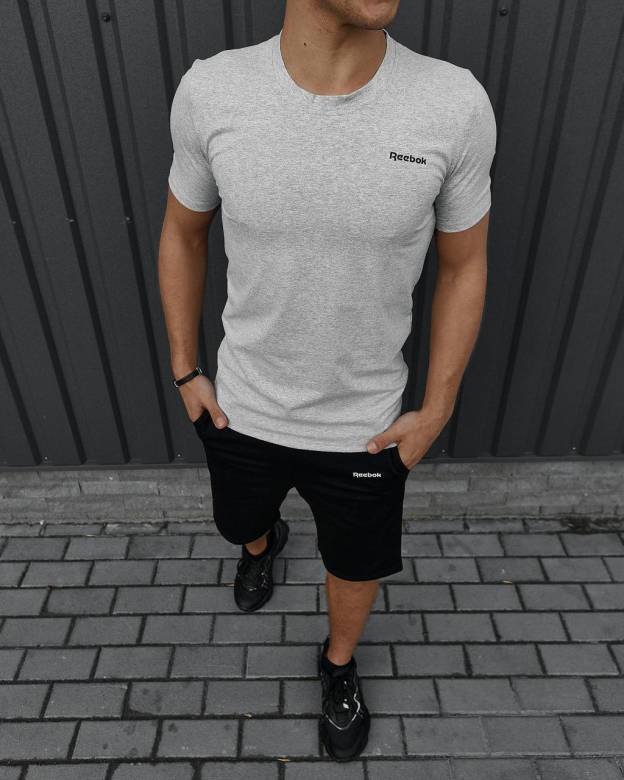 Футболка Reebok серая - фото фото фото 4