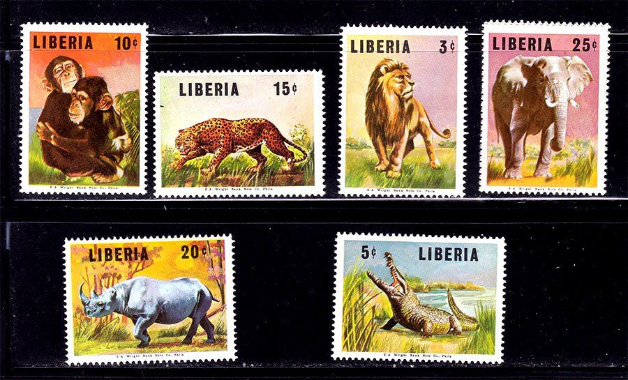 Фауна . Либерия  1966 г   MNH - - фото фото фото 0