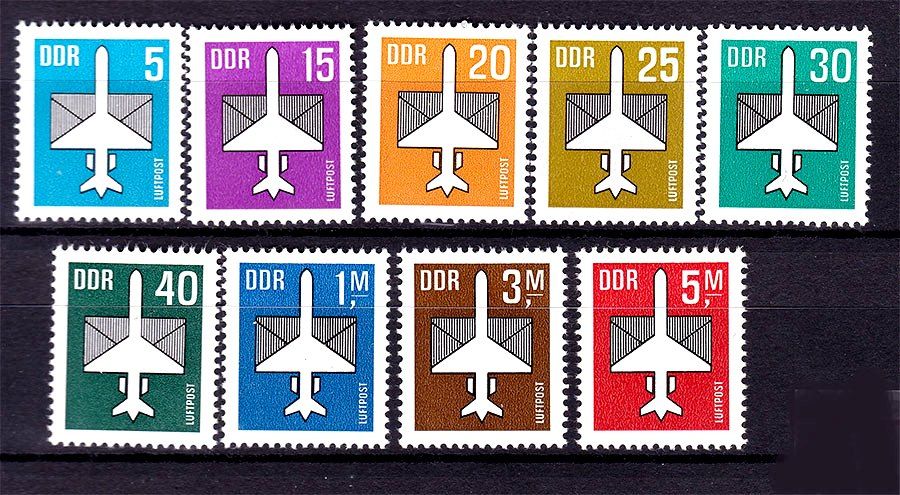 Авиация . ГДР / DDR 1984 г  MNH - стандарт - фото фото фото 0