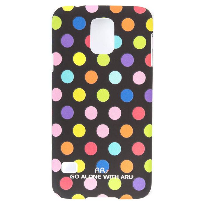 Чехол ARU для Samsung Galaxy S5 Cutie Dots Black Rainbow - фото фото фото 0