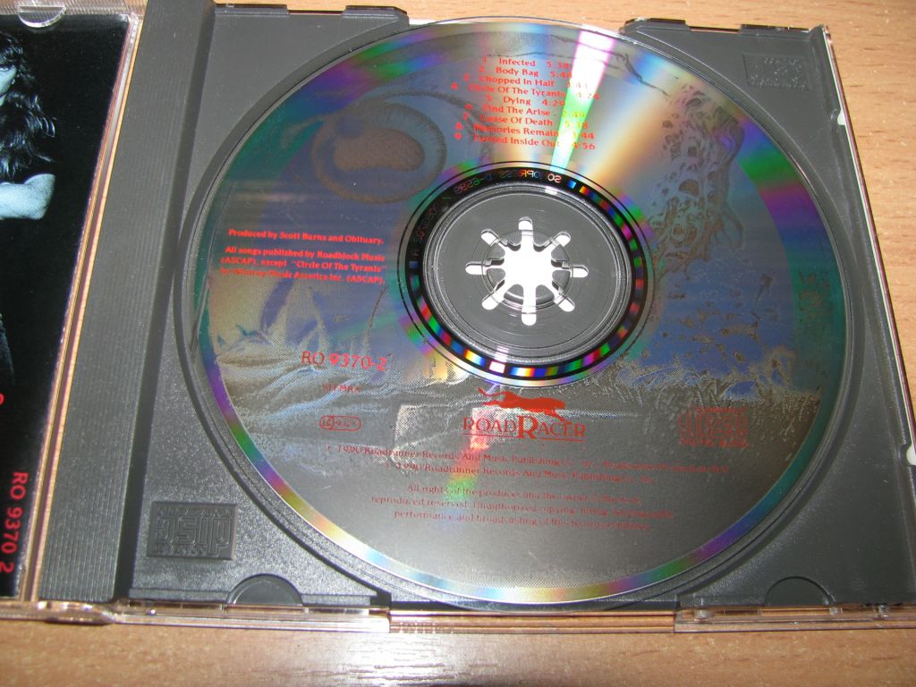 OBITUARY - Cause Of Death     (1990 Roadracer 1st press) - фото фото фото 2