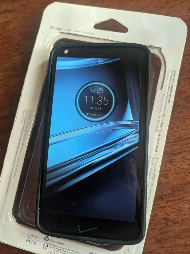 Фирменный силиконовый чехол для Motorola Droid Turbo 2 - фото фото фото 1