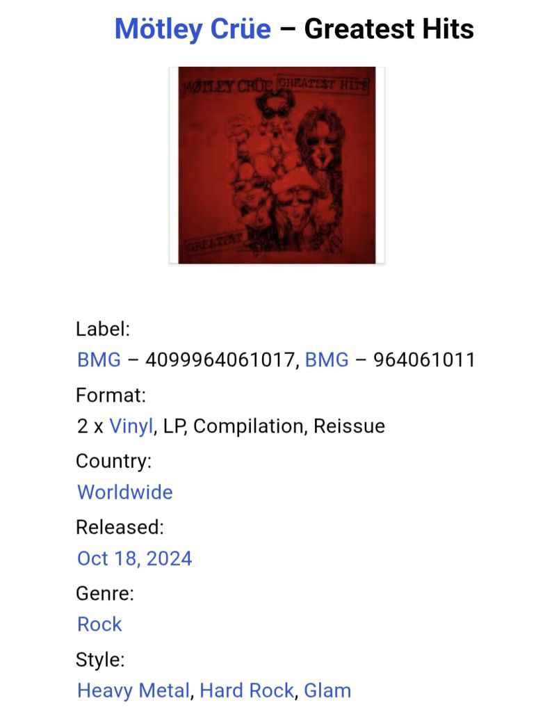Motley Crue - Greatest Hits - 1982-2008.  (2LP). 12. Vinyl. Пластинки. Europe. S/S. - фото фото фото 2