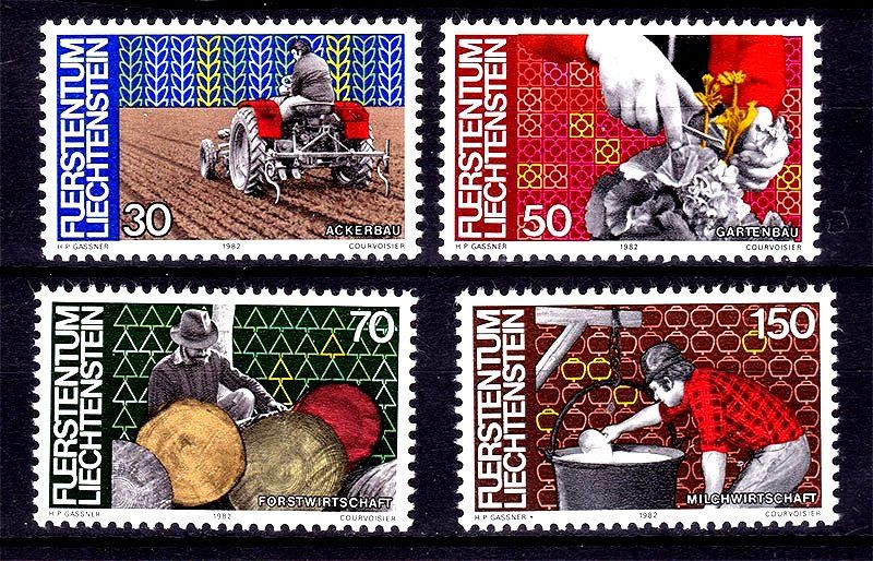 Лихтенштейн 1982 г  MNH - - фото фото фото 0