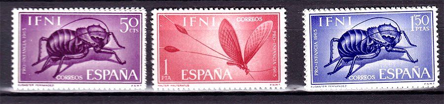 Фауна  Ифни 1965 г MNH - - фото фото фото 0
