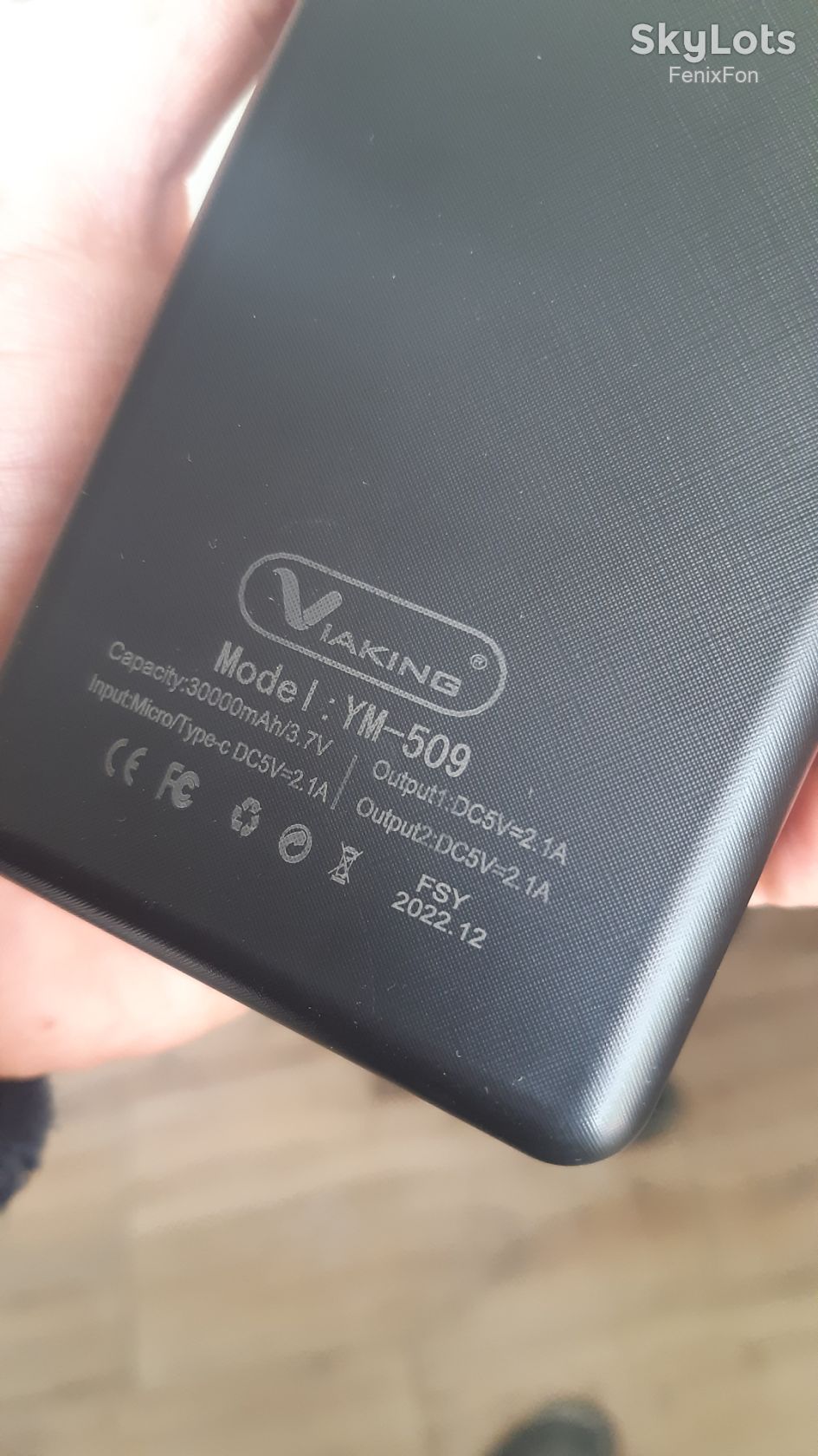 ПАВЕРБАНК 30000mAh Viaking YM509. Нове! Читайте опис! - фото фото фото 1