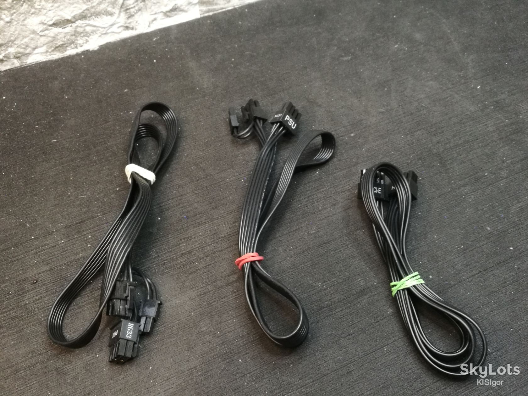 Кабель для модульного блоку живлення Seasonic 6+2pin  PCI-E для відеокарти 3шт. Оригінал - фото фото фото 0