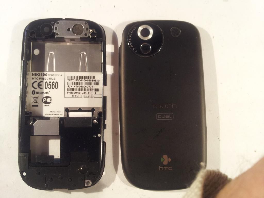 HTC P5500(Niki 100)задняя частькрышка ОРИГИНАЛБ/У - фото фото фото 0