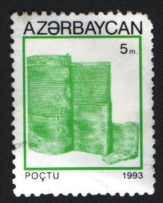 Азербайджан  (1993) Девичья башня. Архитектура - фото фото фото 0
