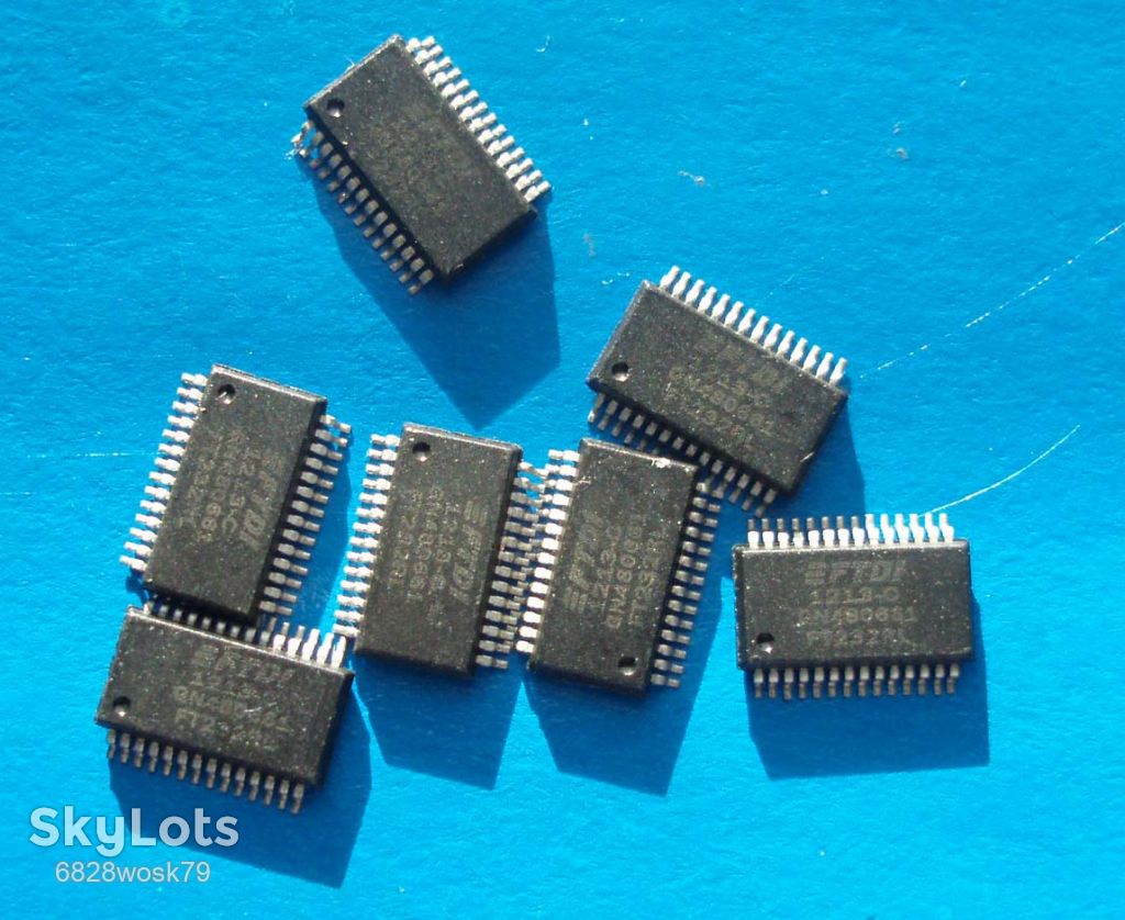 Чип FT232RL FT232   (SSOP28) FTDI USB-UART микросхема пайка замена ФТДИ - фото фото фото 2