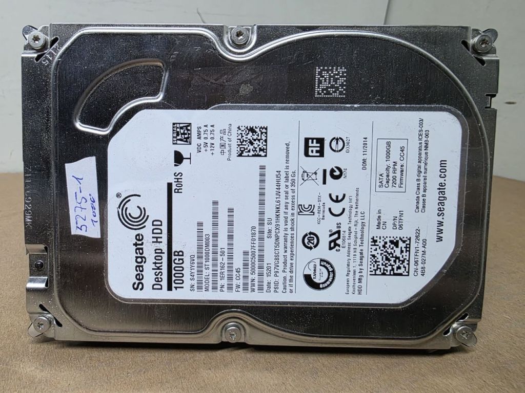 1000Gb 1Tb 3,5 SATA3 64Mb ST1000DM003 Seagate жорсткий диск   (5275-1) - фото фото фото 2