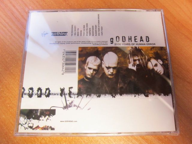 Godhead – 2000 Years Of Human Error  (Industrial) maximator78 - фото фото фото 2