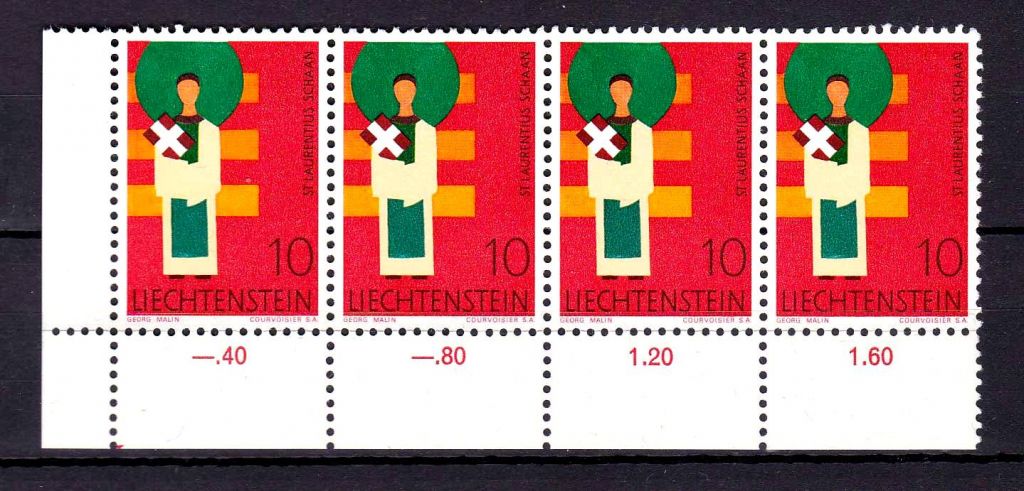 Лихтенштейн 1967 г  MNH - искусство - фото фото фото 0