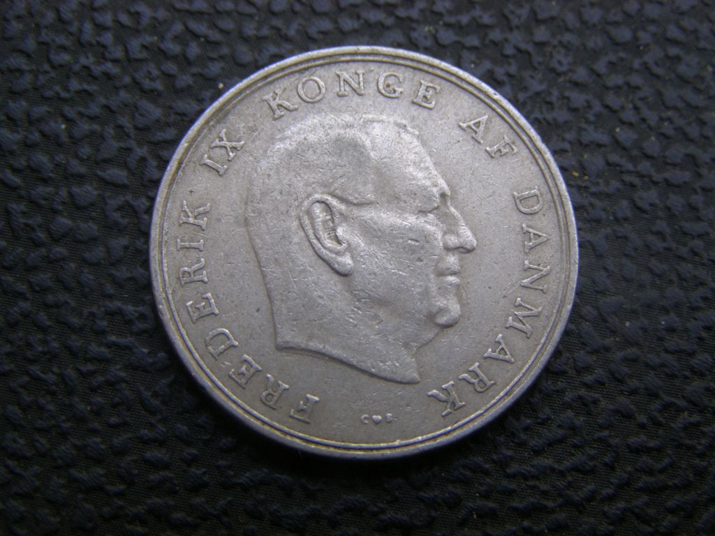 1 крона Дания 1961 г - фото фото фото 1
