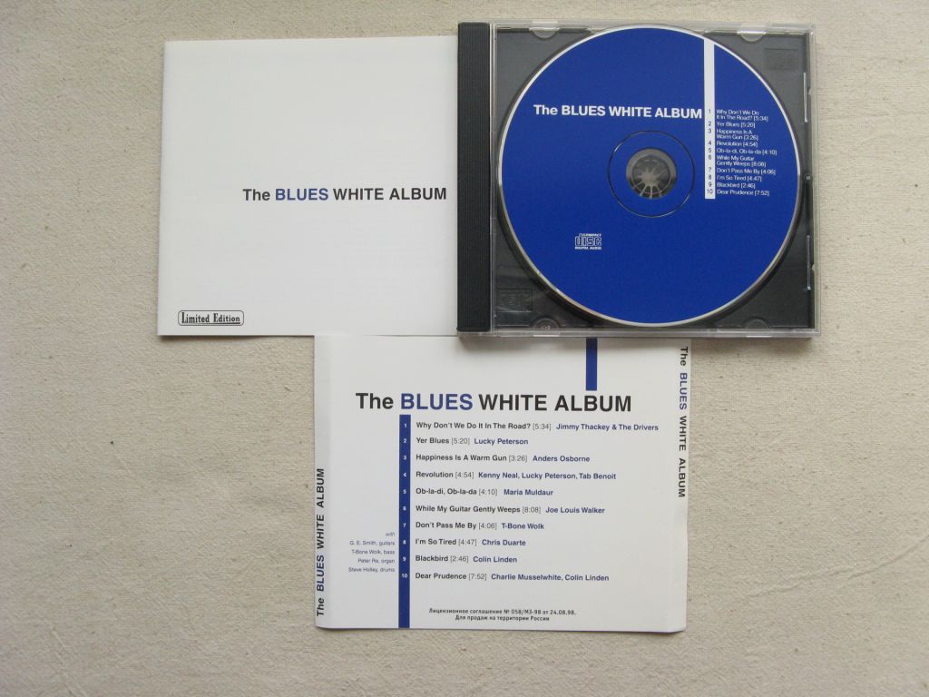 CD Beatles Tribute. The Blues White Album. - фото фото фото 1