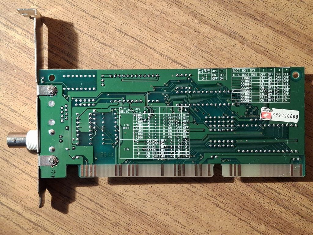 Сетевая карта ISA Ethernet card     (#03) - фото фото фото 3