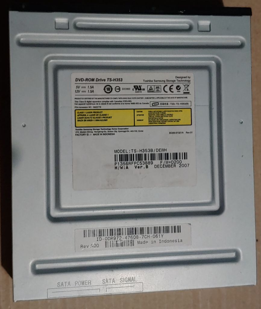 DVD-ROM Drive TS-H353 SATA - фото фото фото 1