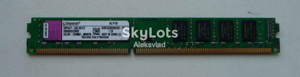 Kingston KVR1333D3N9/2G DDR3 2GB 1333        (Intel/AMD) - фото фото фото 8