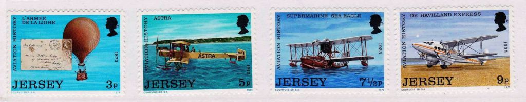 Авиация .  ДЖЕРСИ 1973  MNH - - фото фото фото 0