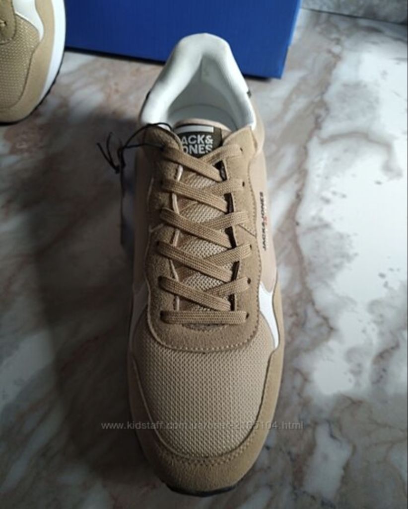Кроссовки Jack&amp;Jones 44р бежевые - фото фото фото 4