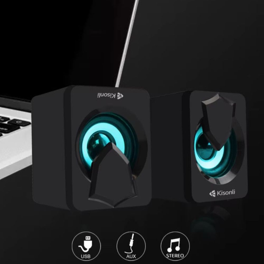 Закінчуються!!! Акустична система Kisonli L-1030 LED AUX/USB - фото фото фото 5