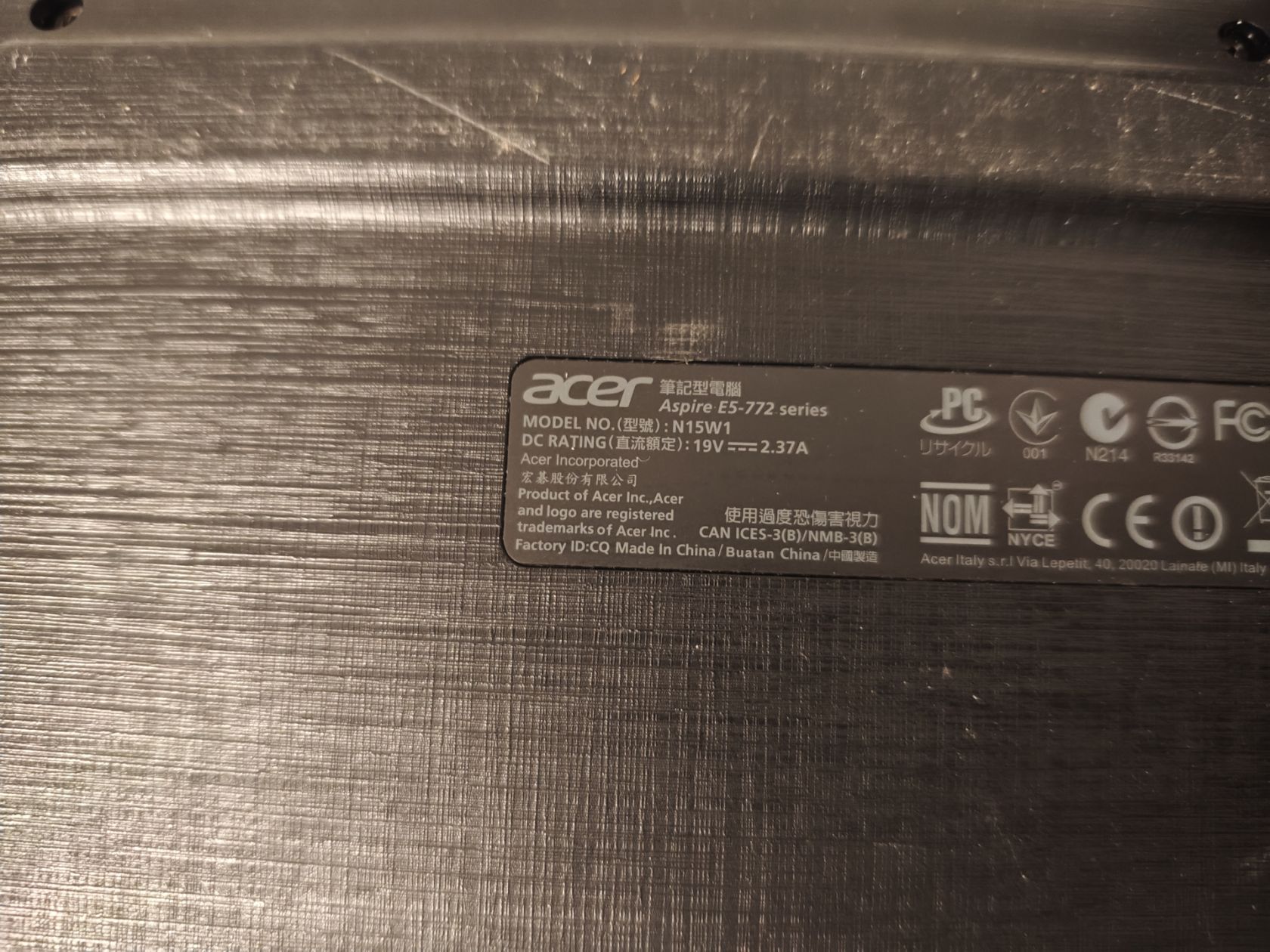 Ноутбук 17.3" Acer Intel Pentium 3556U/DDR3 4Gb/HDD 0Gb/Intel - фото фото фото 4
