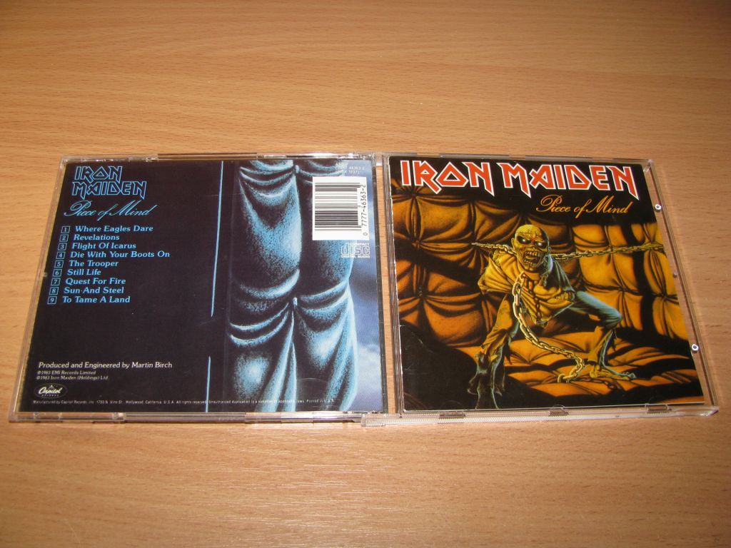 IRON MAIDEN - Piece Of Mind   (1983 Capitol DIDX USA) - фото фото фото 0