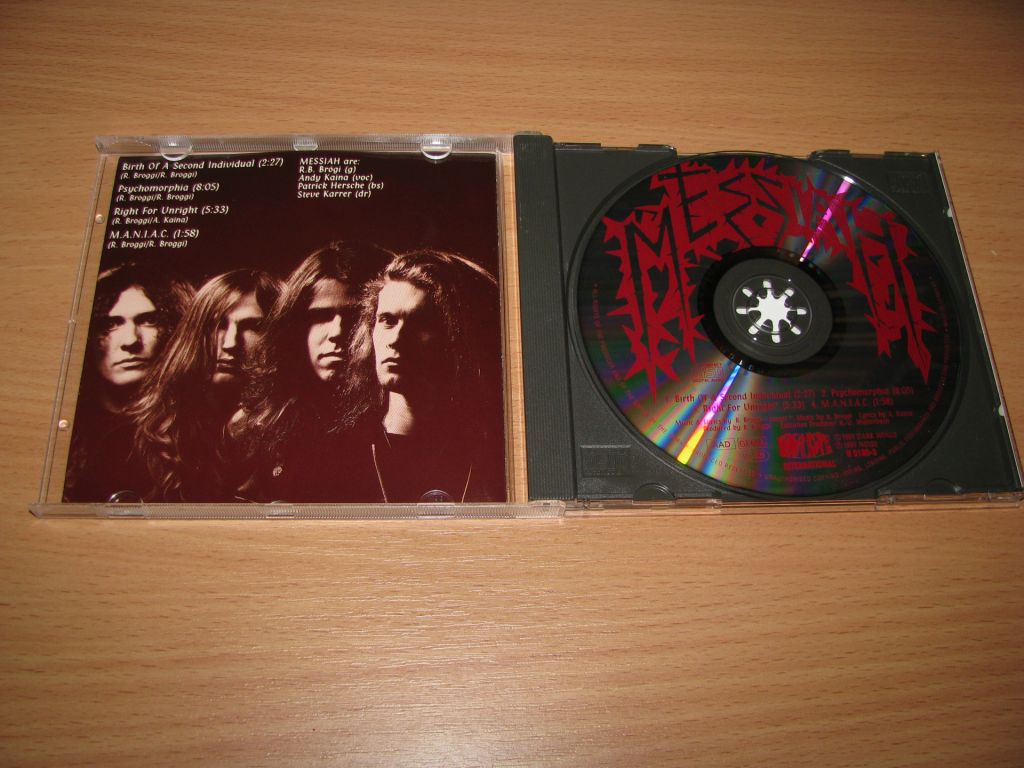 MESSIAH - Psychomorphia   (1991 Noise ,1st press) - фото фото фото 1