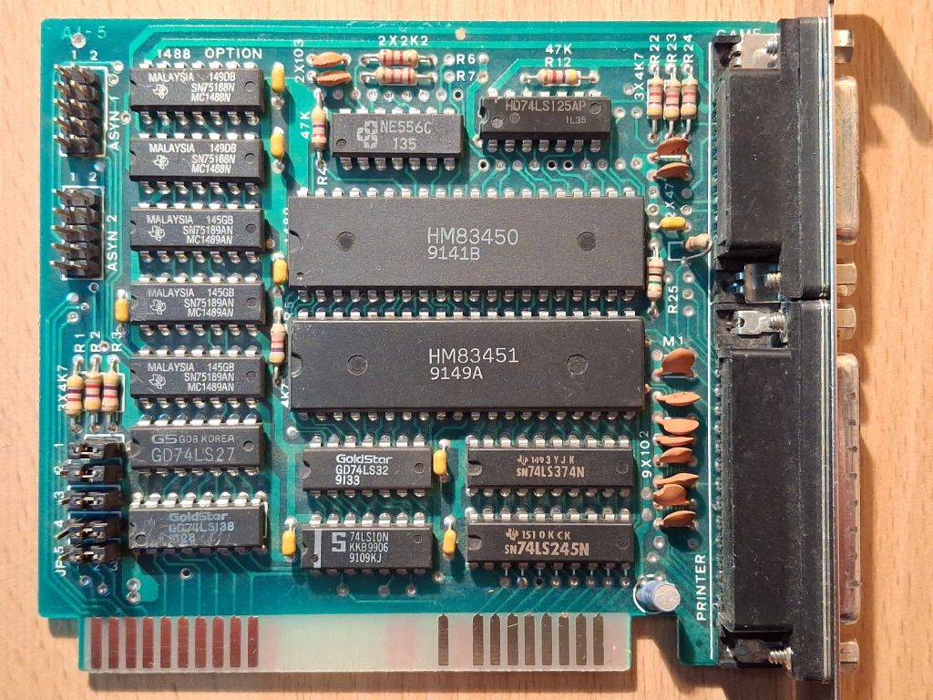 Мультикарта Multi-I/O Controller Card ISA плата для компьютера     (#10) - фото фото фото 1