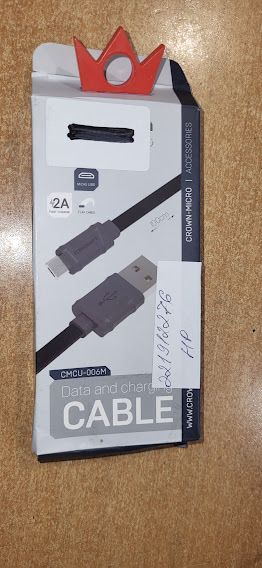 Кабель Crown CMCU-006M USB - Micro USB Black № 221912276 - фото фото фото 1