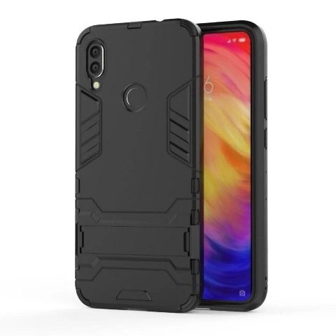 ЧЕХОЛ ПРОТИВОУДАРНЫЙ HYBRID Xiaomi Redmi Note 7 подставка - фото фото фото 2