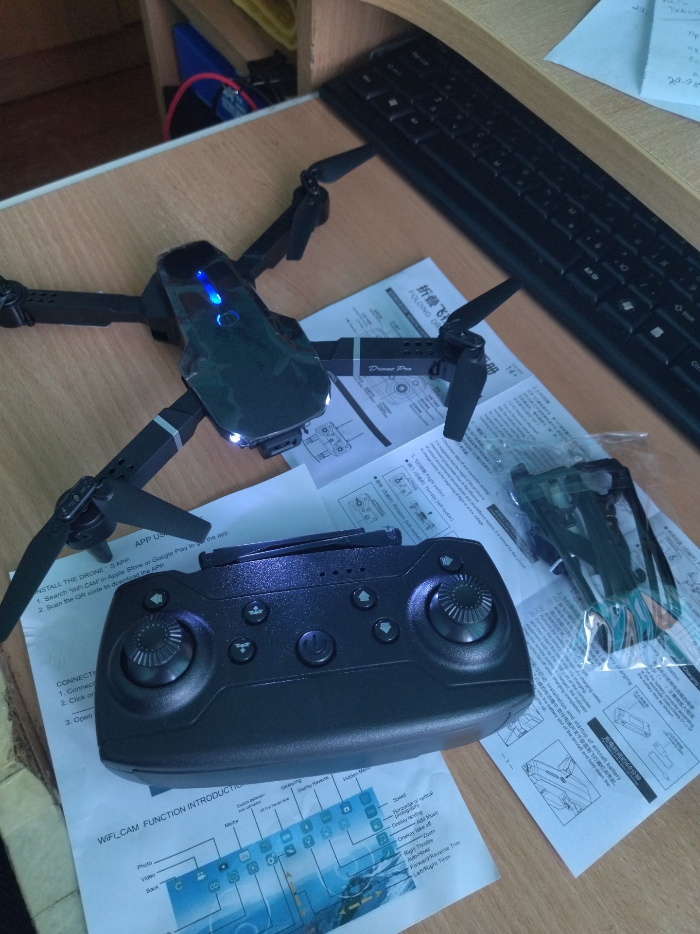 Дрон RC E88 Pro з 4K  камерою    (single), FPV, барометр, кейс. БЕЗ РЕЗЕРВУ! - фото фото фото 5