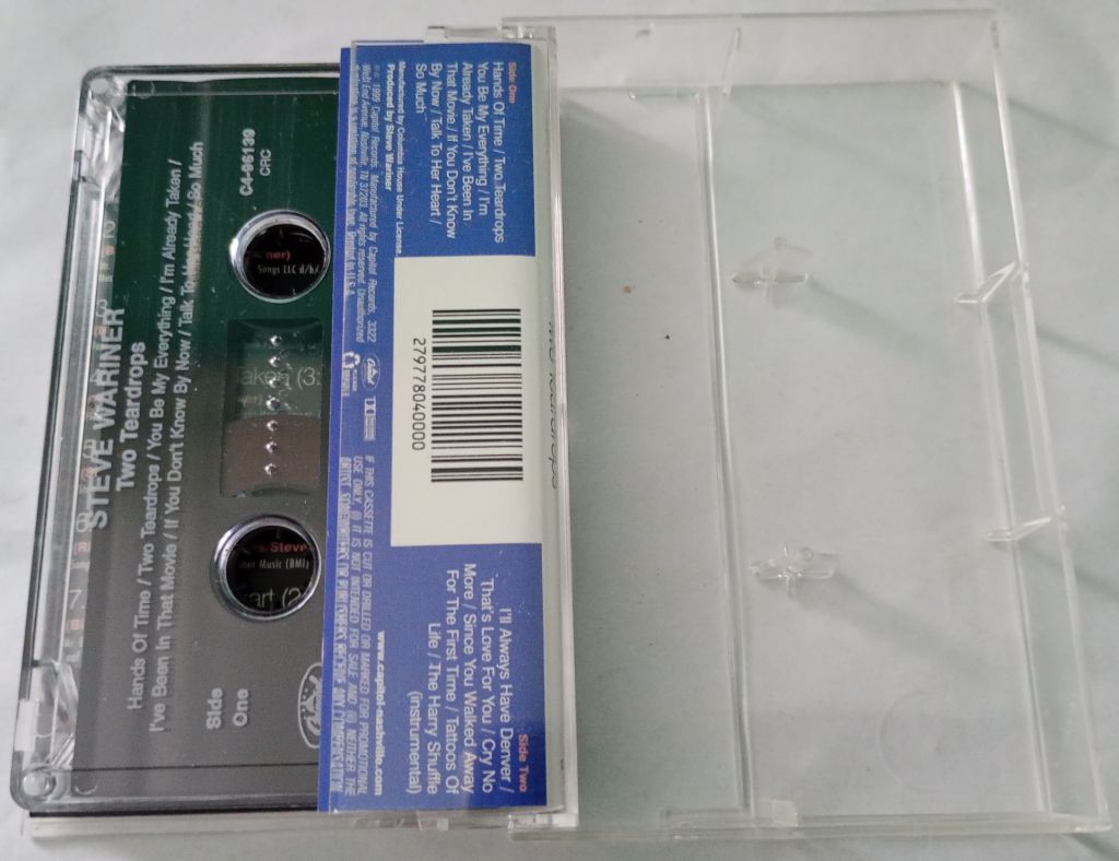 STEVE WARINER Two Teardrоps. Cassette US - фото фото фото 1